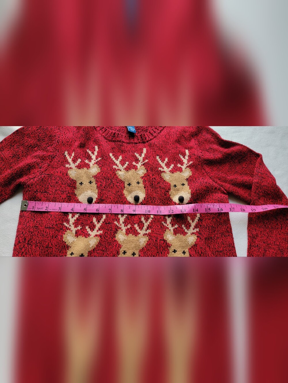 Reindeer Pattern Sweater - Picture 2 of 5